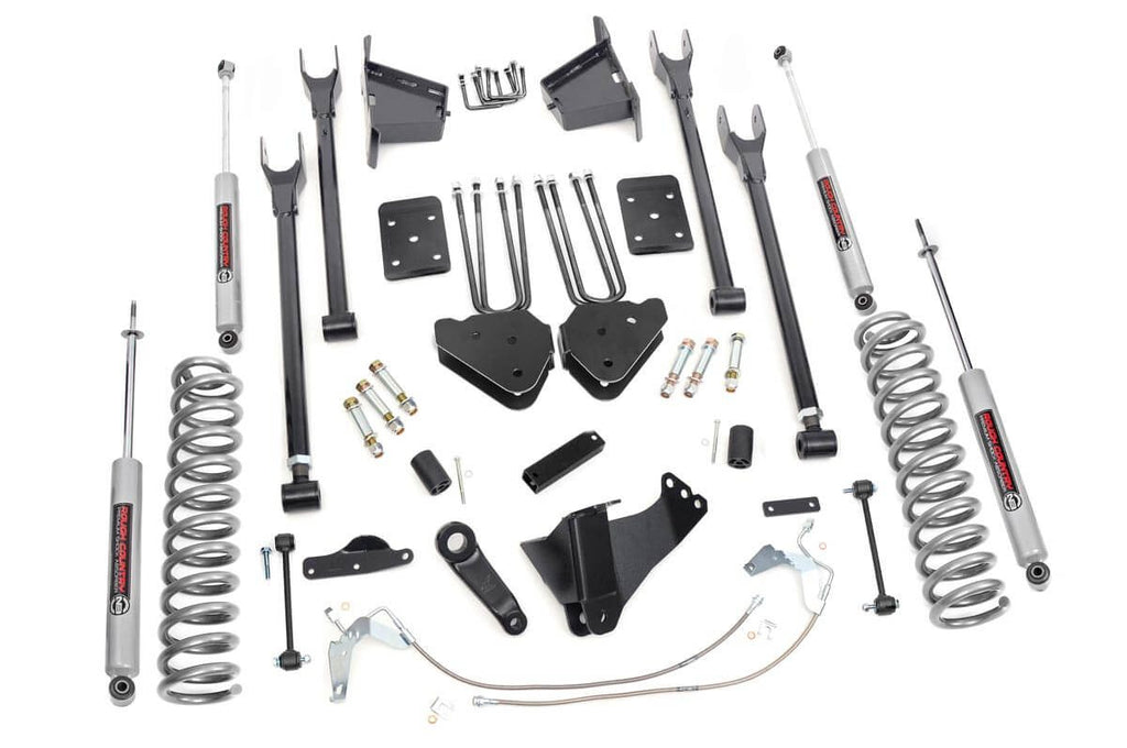 8 Inch Lift Kit | 4 Link | Ford F-250/F-350 Super Duty 4WD (2008-2010) by Rough Country