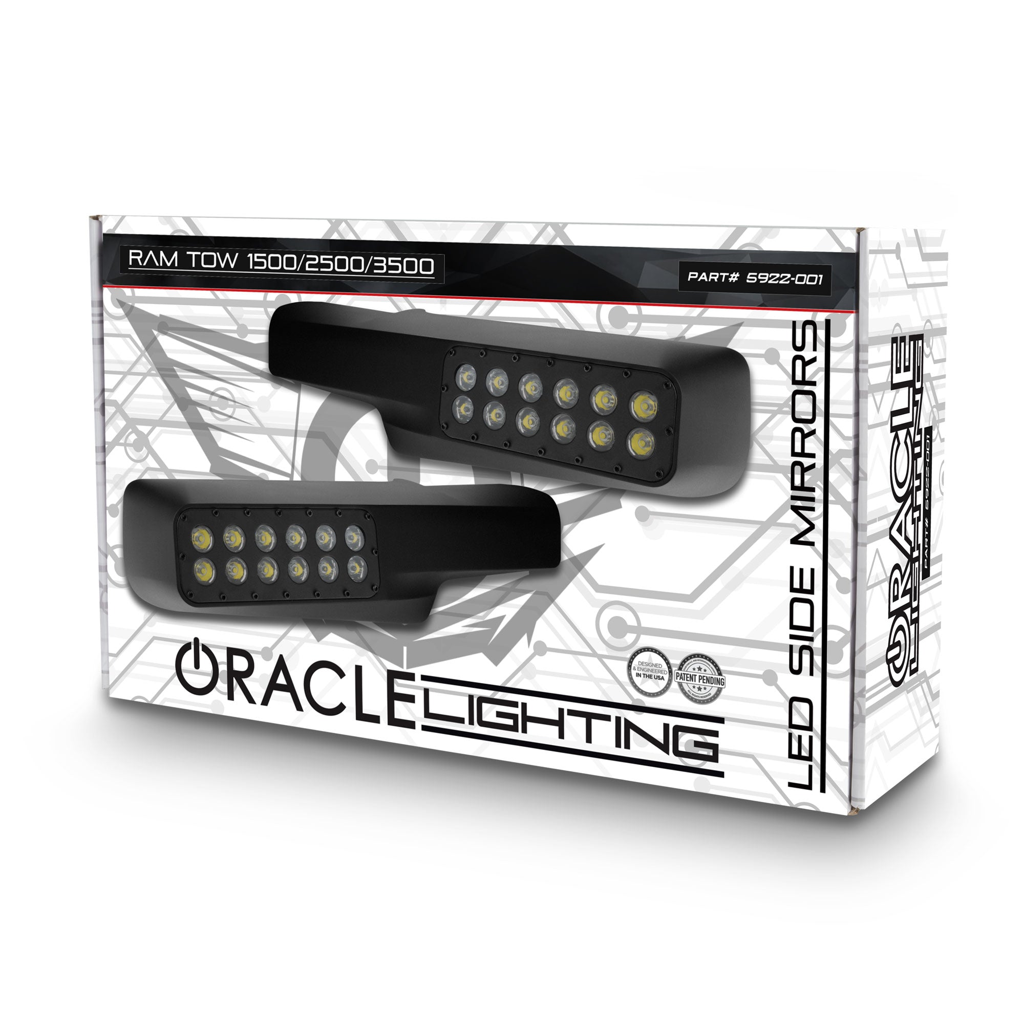 2010-2022 RAM TOW 1500/2500/3500 LED Off-Road Side Mirror Ditch Lights by Oracle Lighting