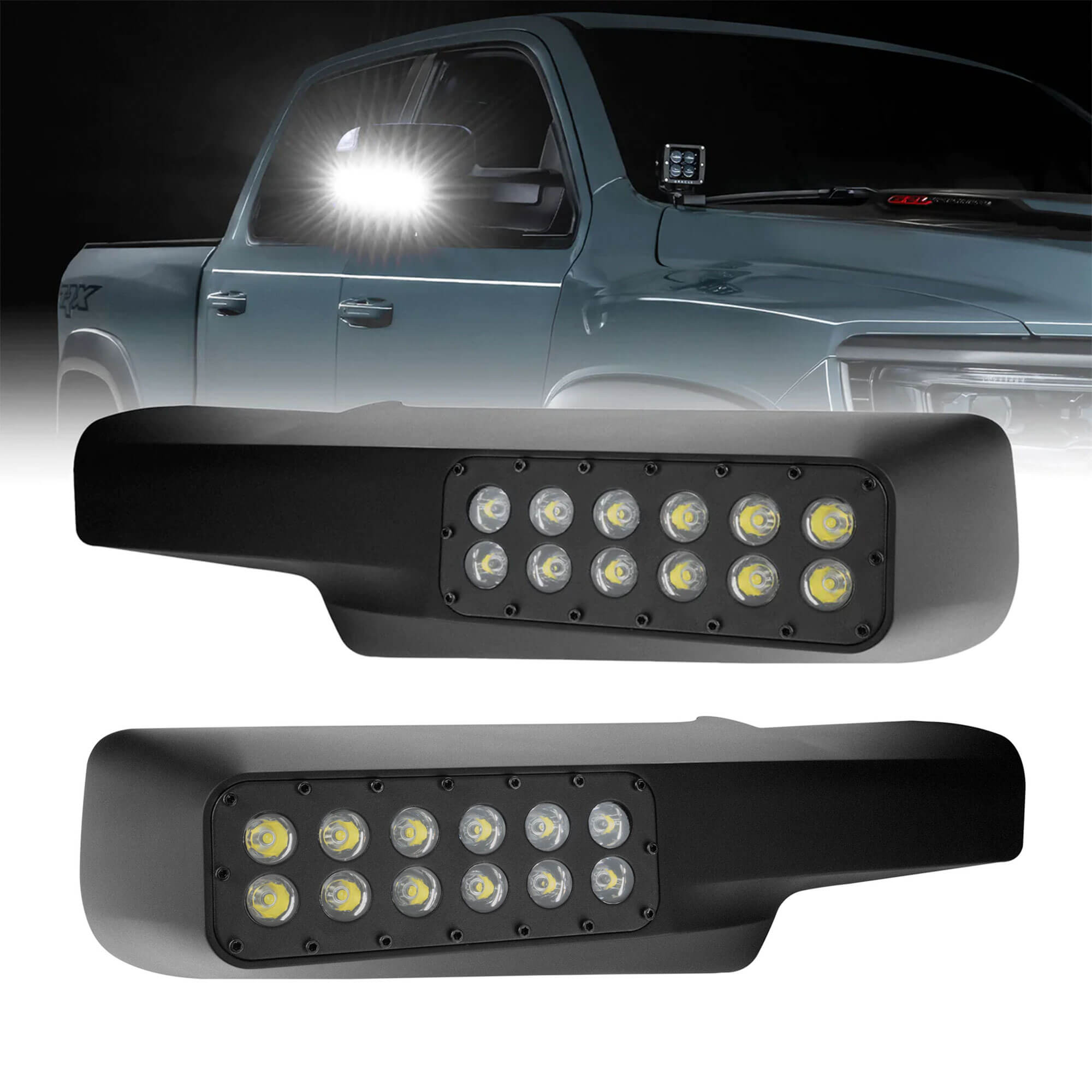 2010-2022 RAM TOW 1500/2500/3500 LED Off-Road Side Mirror Ditch Lights by Oracle Lighting