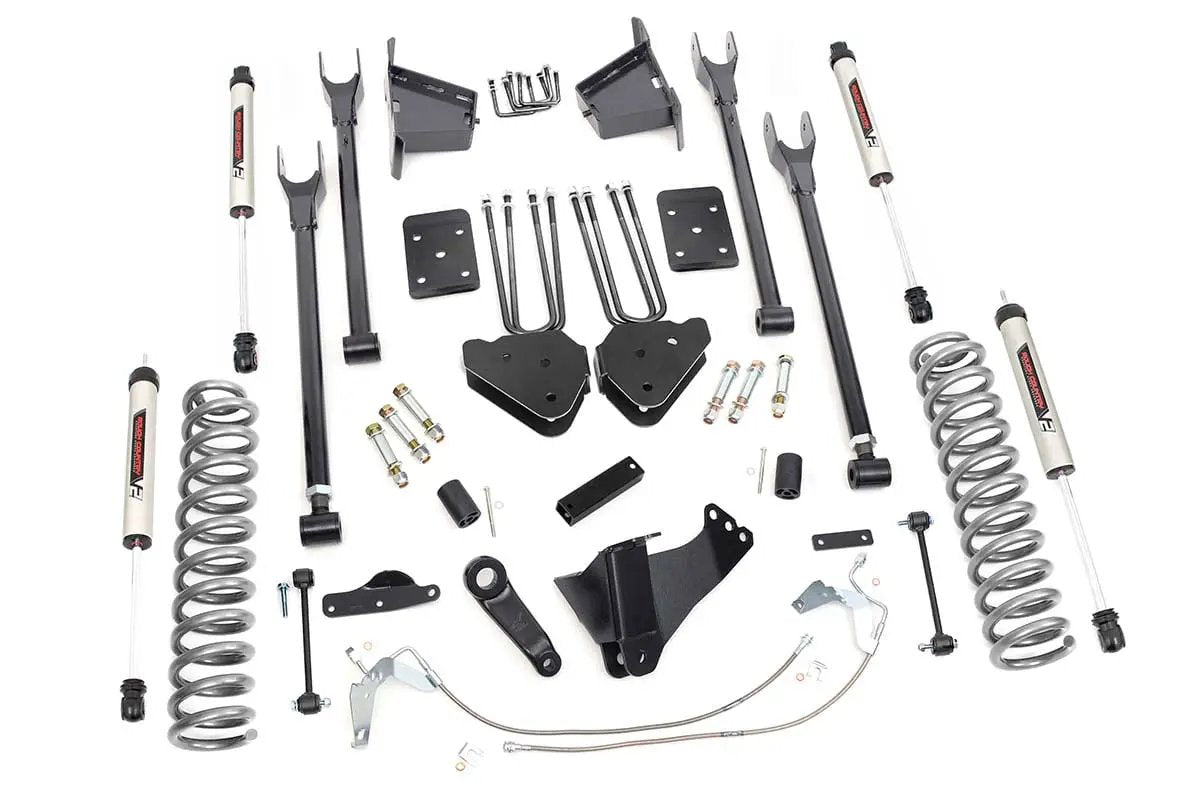 8 Inch Lift Kit | 4 Link | V2 | Ford F-250/F-350 Super Duty 4WD (2008-2010) by Rough Country