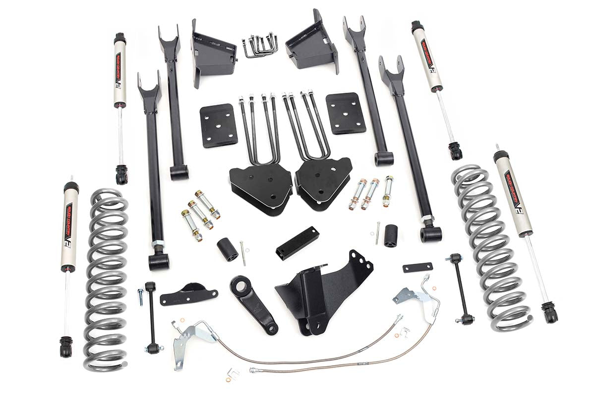 8 Inch Lift Kit | 4 Link | V2 | Ford F-250/F-350 Super Duty 4WD (2008-2010) by Rough Country