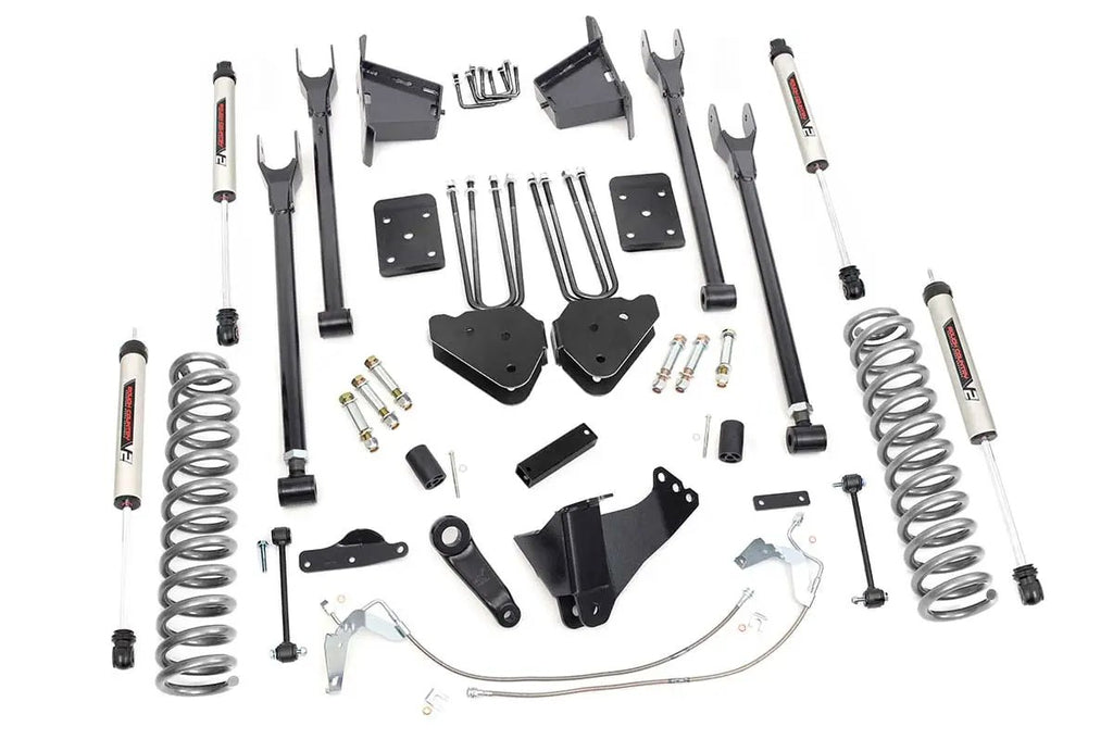 8 Inch Lift Kit | 4 Link | V2 | Ford F-250/F-350 Super Duty 4WD (2008-2010) by Rough Country