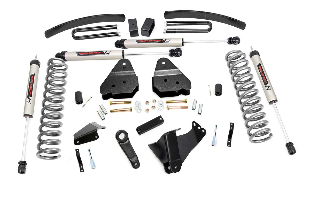 6 Inch Lift Kit | Gas | V2 | Ford F-250/F-350 Super Duty 4WD (2005-2007) by Rough Country
