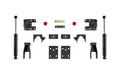 4" REAR LOWERING BOX KIT by MaxTrac