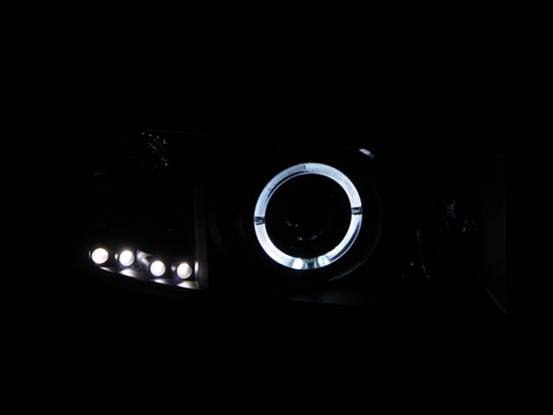 Projector Headlight Set w/Halo by ANZO USA