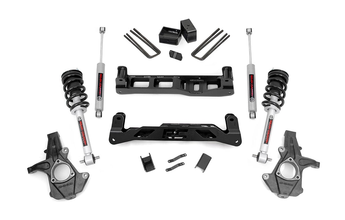 5 Inch Lift Kit | Cast Steel | N3 Struts | Chevy/GMC 1500 (14-17) by Rough Country