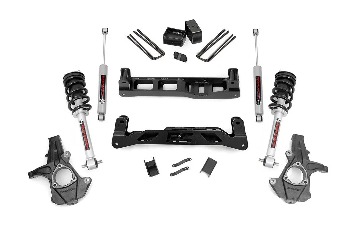 5 Inch Lift Kit | Cast Steel | N3 Struts | Chevy/GMC 1500 (14-17) by Rough Country