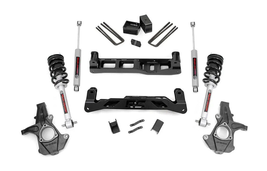 5 Inch Lift Kit | Cast Steel | N3 Struts | Chevy/GMC 1500 (14-17) by Rough Country