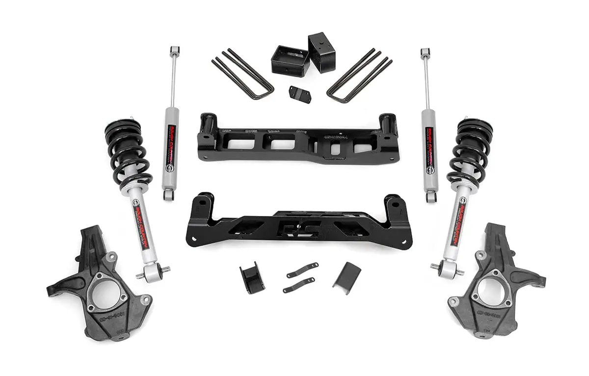 5 Inch Lift Kit | Cast Steel | N3 Struts | Chevy/GMC 1500 (14-17) by Rough Country
