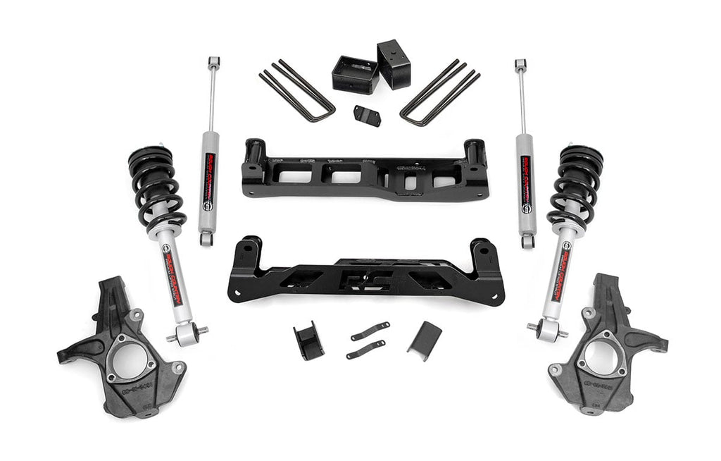 5 Inch Lift Kit | Cast Steel | N3 Struts | Chevy/GMC 1500 (14-17) by Rough Country