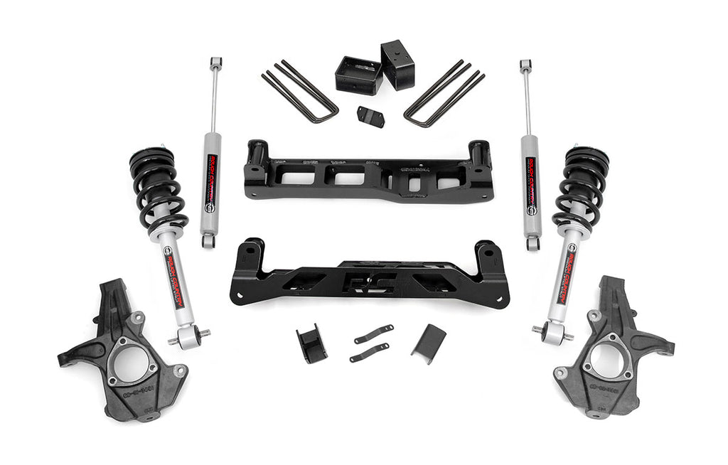 5 Inch Lift Kit | Cast Steel | N3 Struts | Chevy/GMC 1500 (14-17) by Rough Country