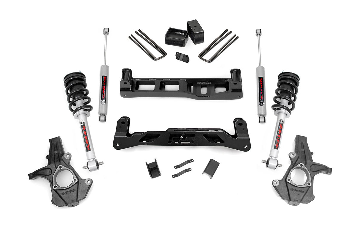 5 Inch Lift Kit | Cast Steel | N3 Struts | Chevy/GMC 1500 (14-17) by Rough Country