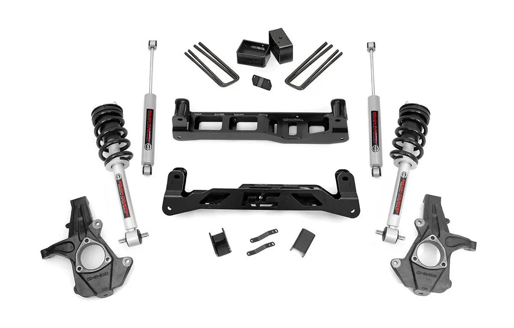 5 Inch Lift Kit | Cast Steel | N3 Struts | Chevy/GMC 1500 (14-17) by Rough Country