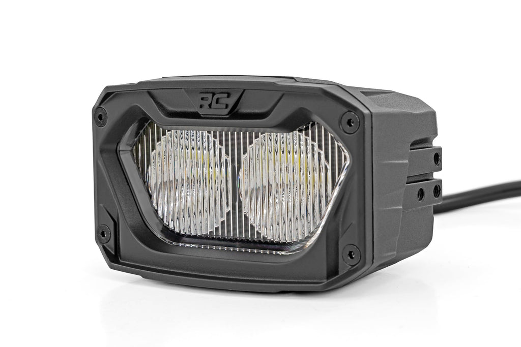 5 Inch Light Pods | White/Amber DRL | Flood | Pair by Rough Country