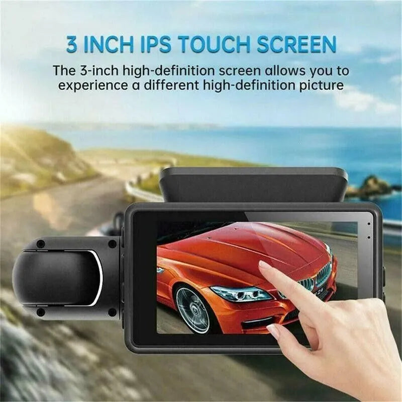 1080P Dual Lens Car DVR Dash Cam Video Recorder G-Sensor Front And Inside Camera by Nino Auto Repair