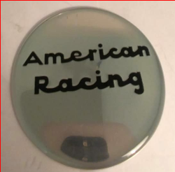 AR CAP LOGO 75MM CLEAR by American Racing