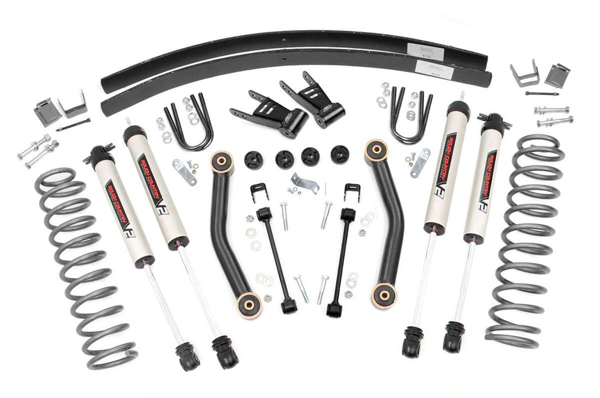 4.5 Inch Lift Kit | V2 | Rear AAL | Jeep Cherokee XJ 2WD/4WD (1984-2001) by Rough Country