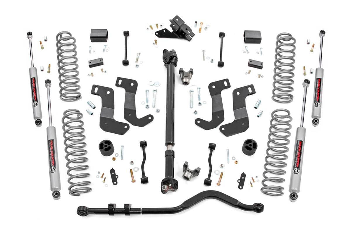 3.5 Inch Lift Kit | C/A Drop | FR D/S | Jeep Wrangler JL 4WD (2018-2023) by Rough Country
