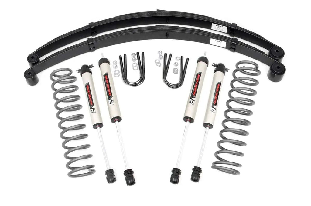 3 Inch Lift Kit | RR Springs | V2 | Jeep Cherokee XJ 2WD/4WD (1984-2001) by Rough Country