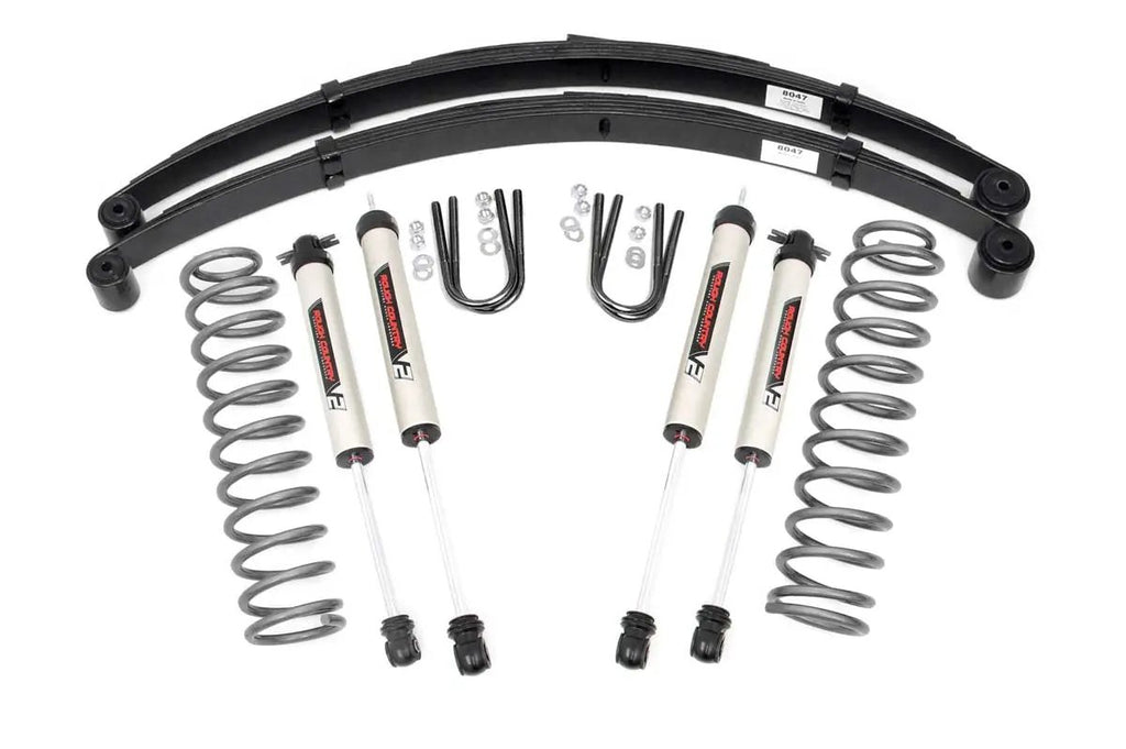 3 Inch Lift Kit | RR Springs | V2 | Jeep Cherokee XJ 2WD/4WD (1984-2001) by Rough Country