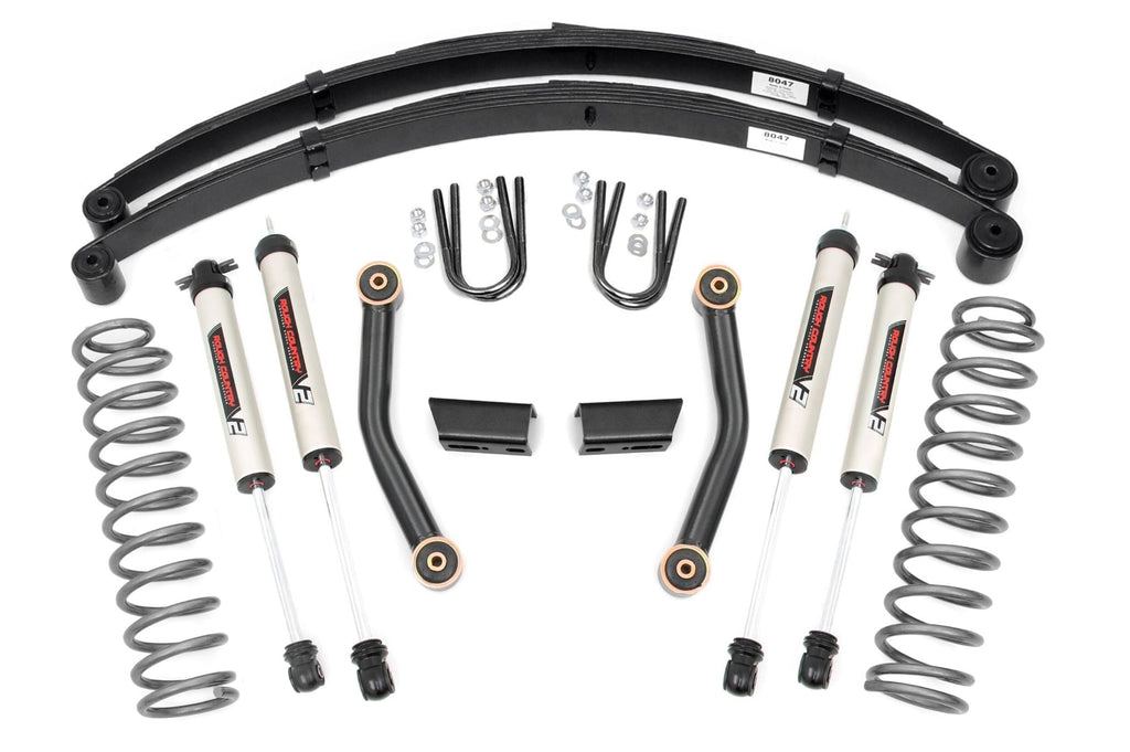 3 Inch Lift Kit | Series II | RR Springs | V2 | Jeep Cherokee XJ (84-01) by Rough Country