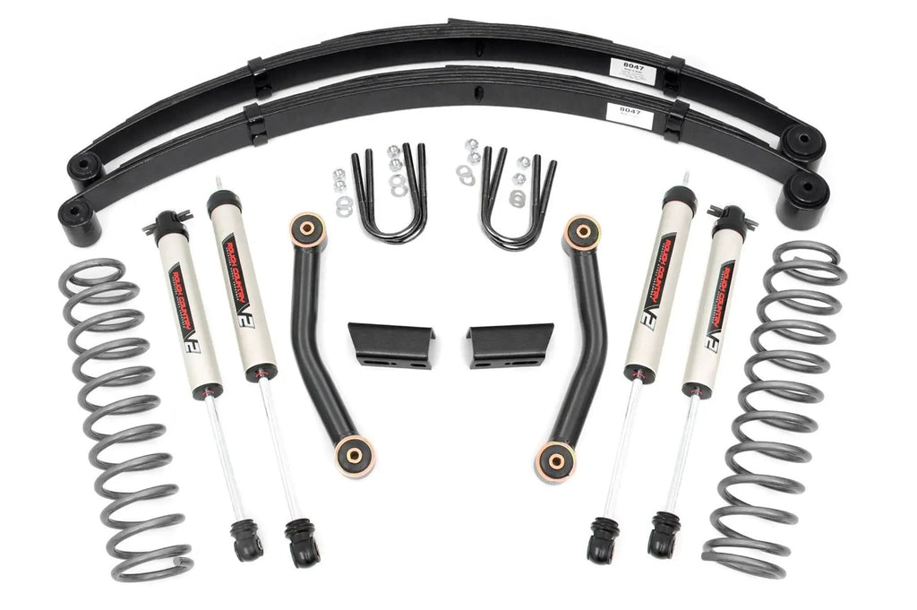 3 Inch Lift Kit | Series II | RR Springs | V2 | Jeep Cherokee XJ (84-01) by Rough Country