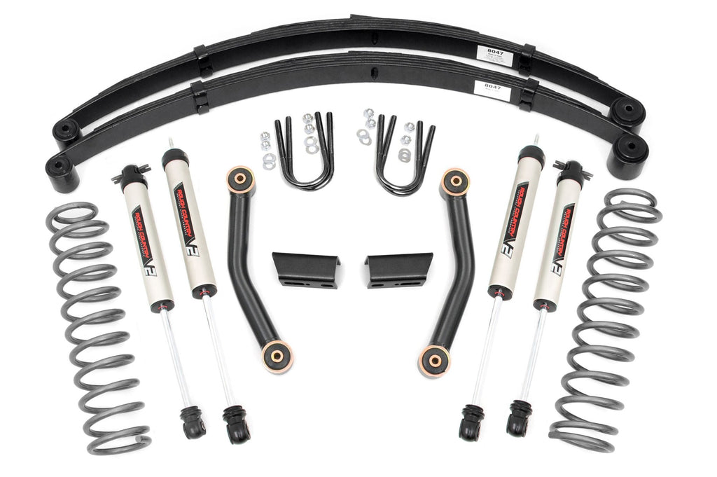 3 Inch Lift Kit | Series II | RR Springs | V2 | Jeep Cherokee XJ (84-01) by Rough Country