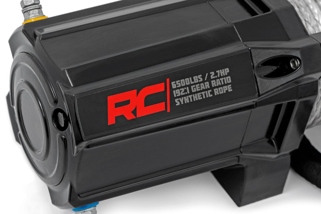 6500-LB Winch W/ Remote | UTV | Synthetic Rope by Rough Country