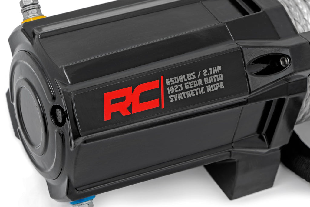 6500-LB Winch W/ Remote | UTV | Synthetic Rope by Rough Country