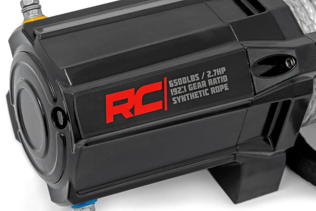 6500-LB Winch W/ Remote | UTV | Synthetic Rope by Rough Country