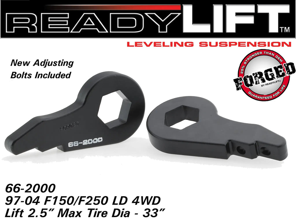 ReadyLIFT 1997-2000 FORD F150 2'' Leveling Kit (Forged Torsion Key) by ReadyLift