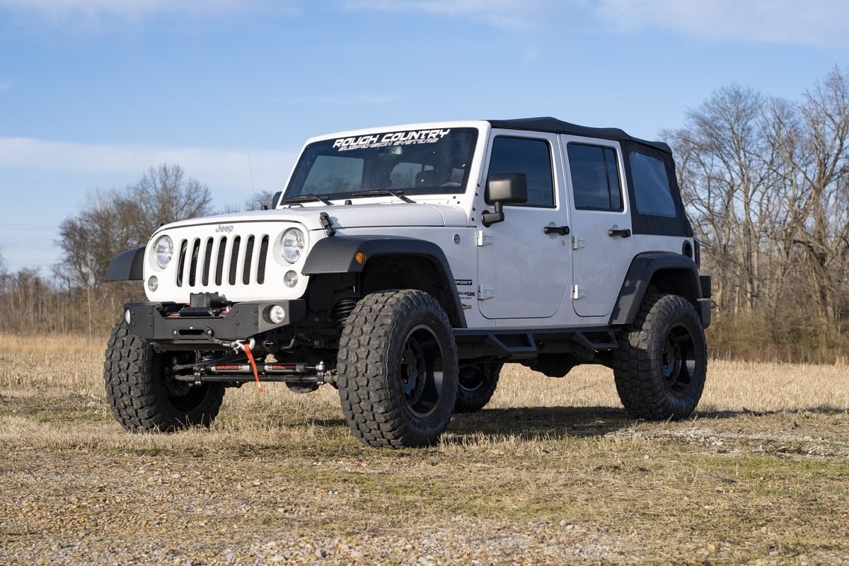 3.25 Inch Lift Kit | V2 | Jeep Wrangler Unlimited 2WD/4WD (2007-2018) by Rough Country