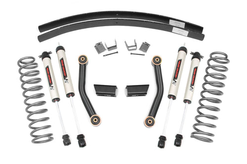 3 Inch Lift Kit | SII | RR AAL | V2 Shocks | Jeep Cherokee XJ 2WD/4WD (84-01) by Rough Country