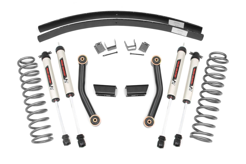 3 Inch Lift Kit | SII | RR AAL | V2 Shocks | Jeep Cherokee XJ 2WD/4WD (84-01) by Rough Country