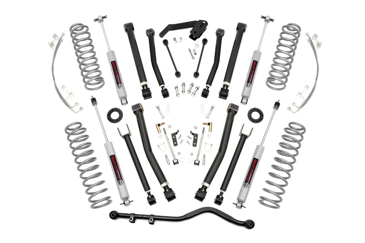 4 Inch Lift Kit | X-Series | Jeep Wrangler Unlimited 2WD/4WD (2007-2018) by Rough Country