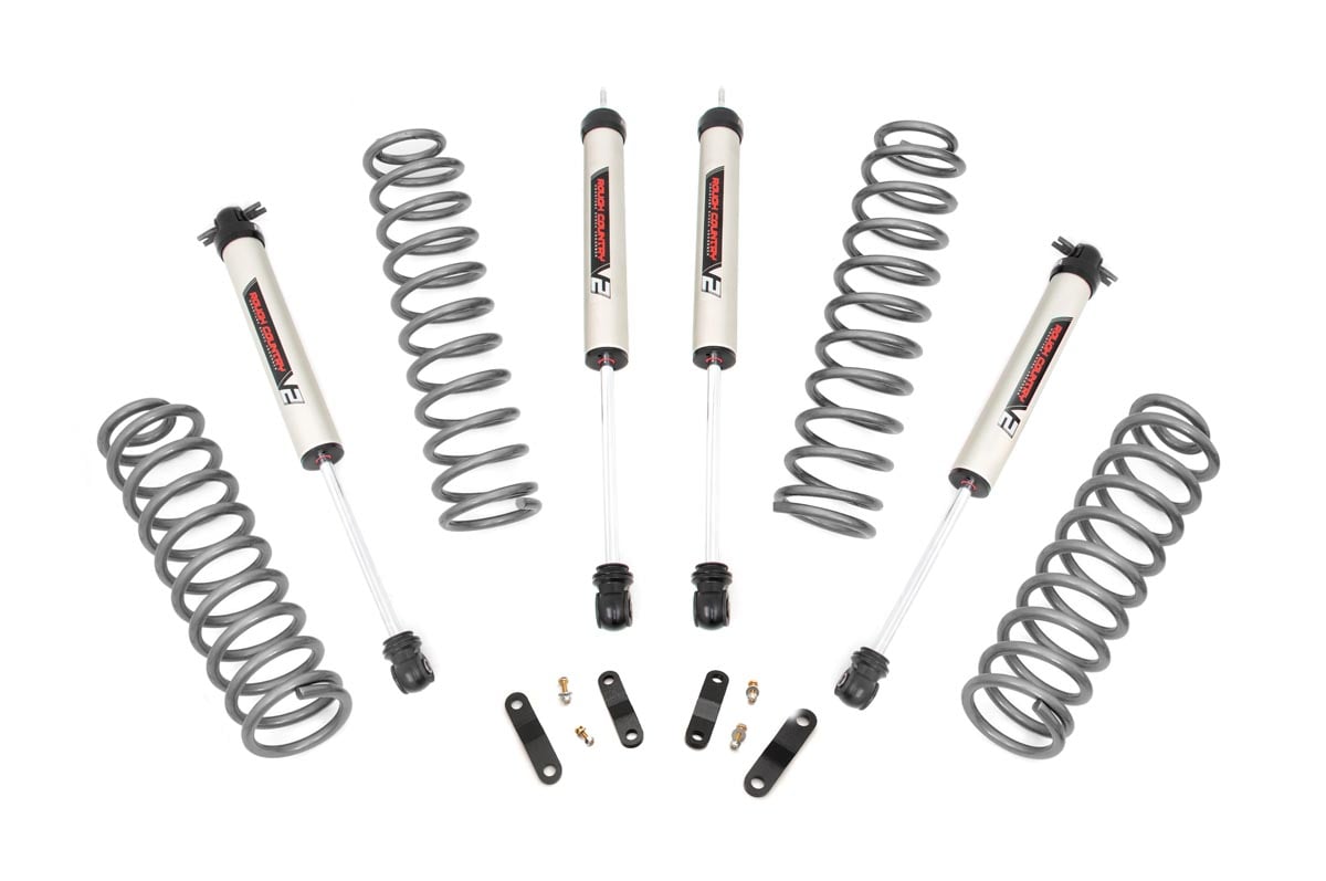 2.5 Inch Lift Kit | Coils | V2 | Jeep Wrangler Unlimited 2WD/4WD (2007-2018) by Rough Country