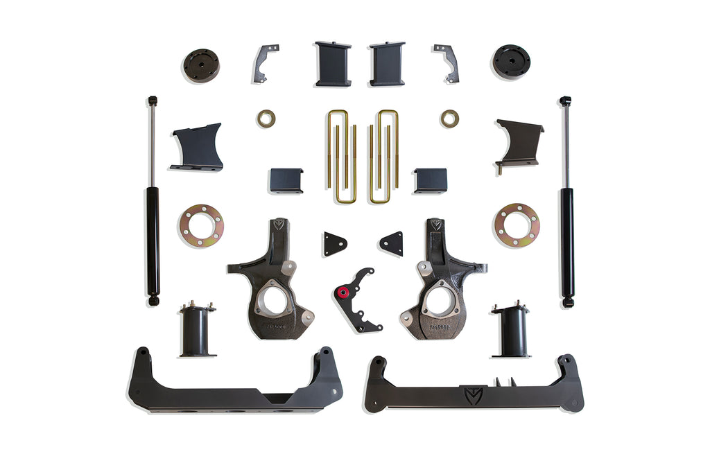 2014-2018 GM 1500 2WD/4WD 7" LIFT KIT (STAMPED OR ALUMINUM ARMS) by MaxTrac