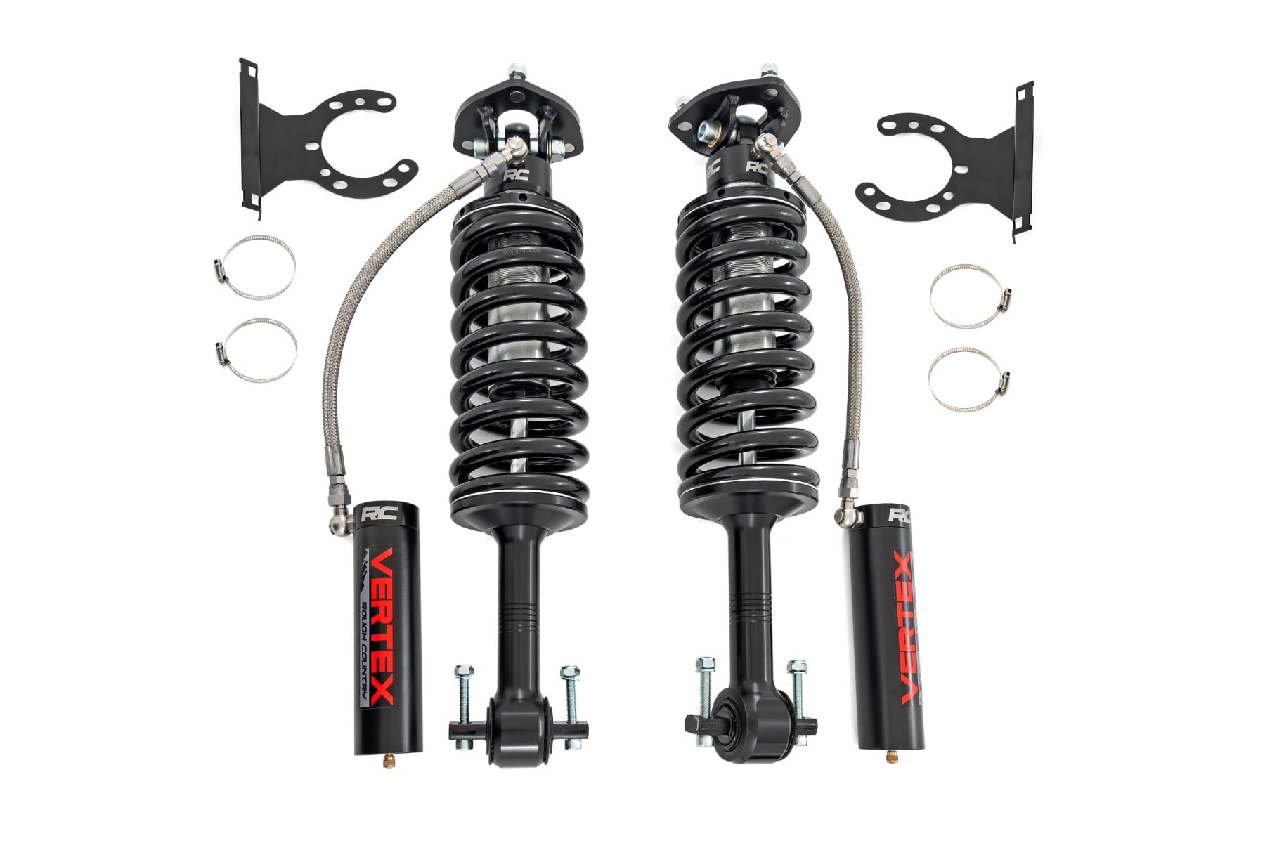 Vertex 2.5 Reservoir Coilovers | Front | 6.5-7.5" | Ford F-150 2WD (14-26) by Rough Country