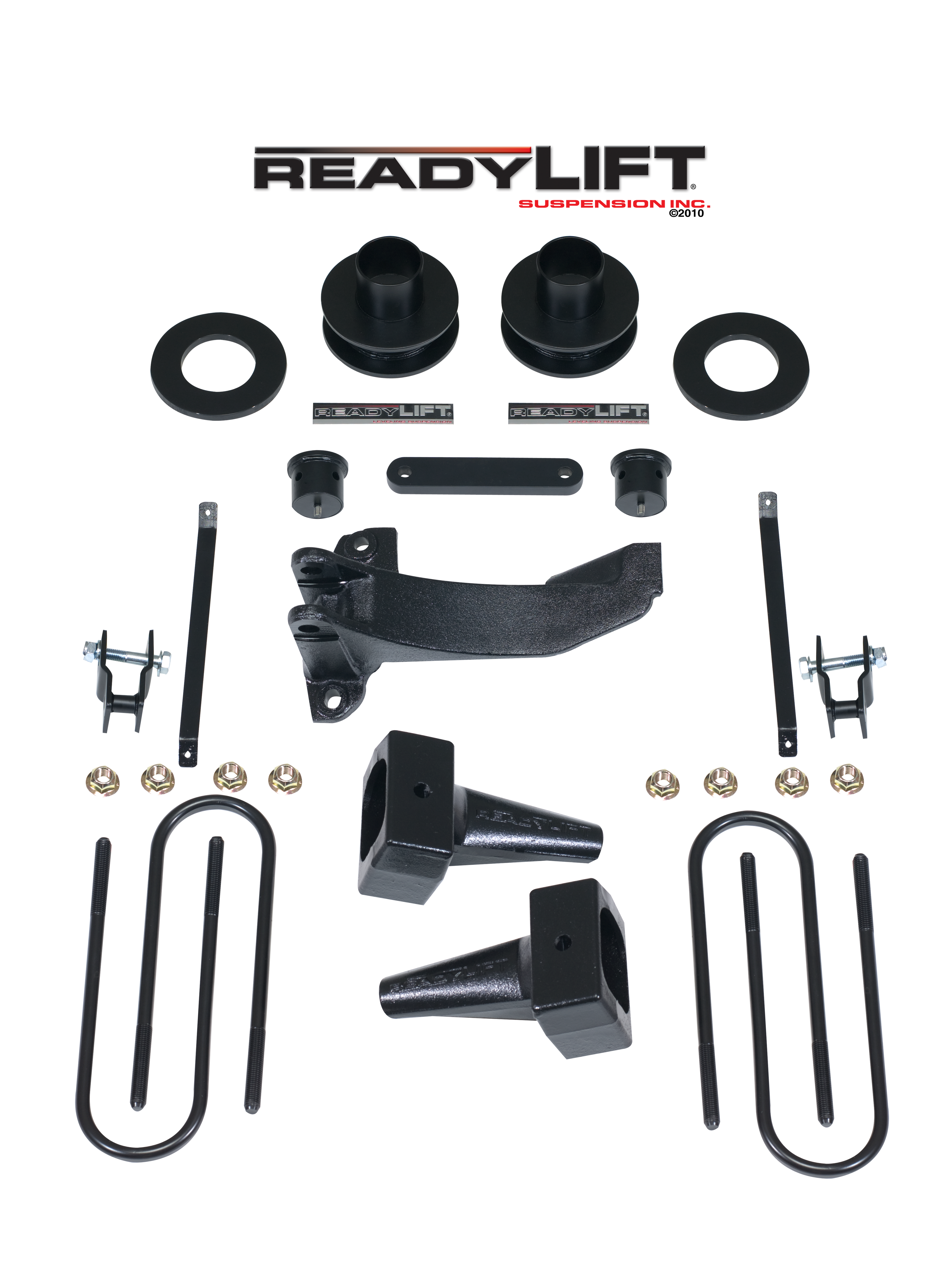 2005-07 FORD F250/F350/F450 2.5'' SST Lift Kit with 5'' Blocks-2 pc Drive Shaft by ReadyLift