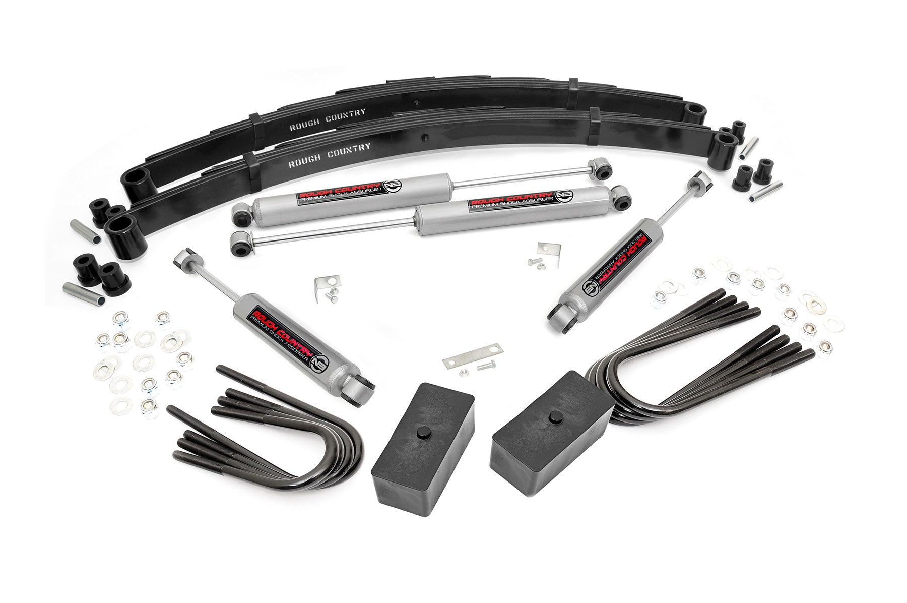 2 Inch Lift Kit | Rear Blocks | Chevy/GMC 3/4-Ton Suburban 4WD (1988-1991) by Rough Country