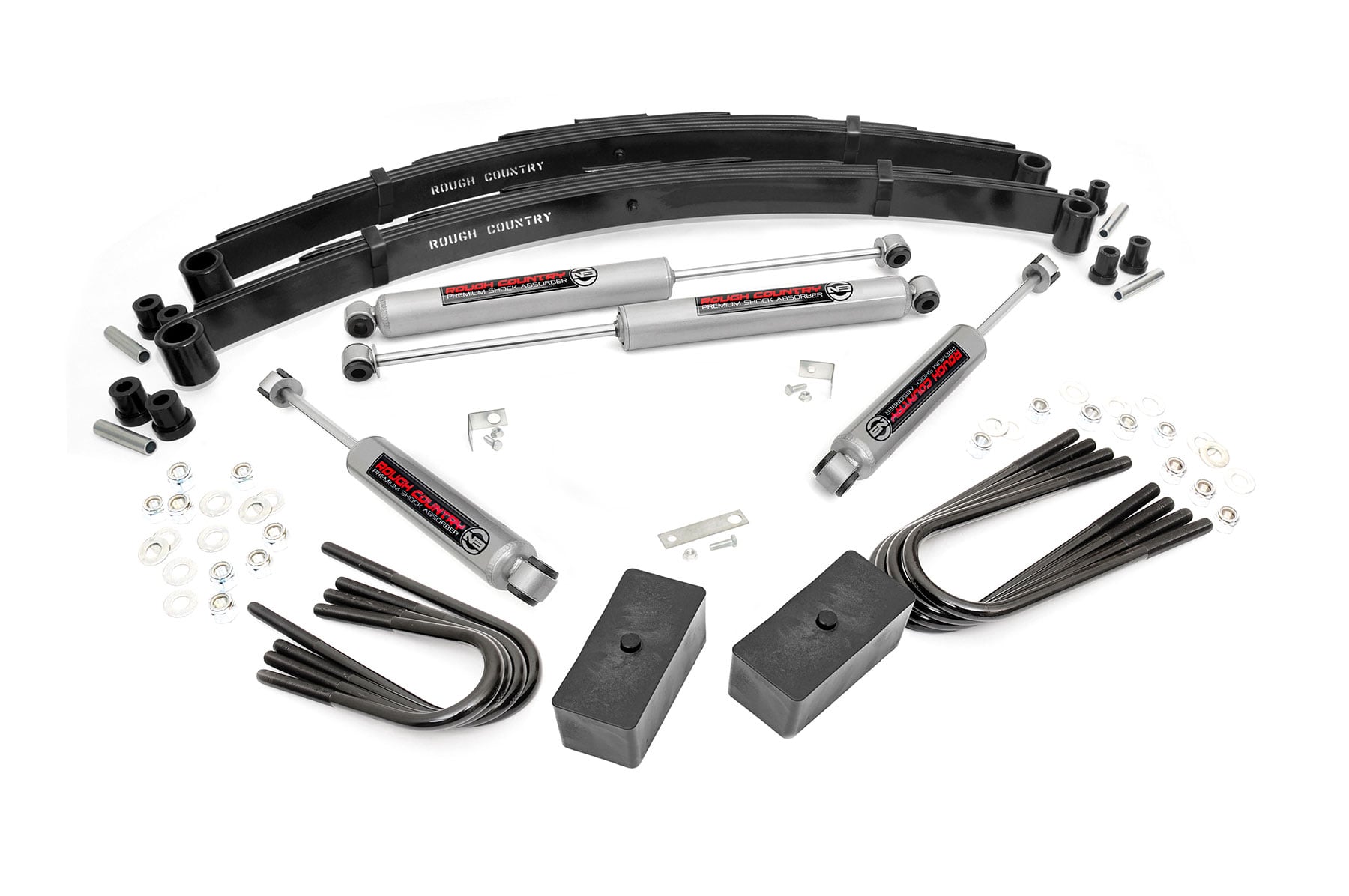 2 Inch Lift Kit | Rear Blocks | Chevy/GMC 3/4-Ton Suburban/C20/K20 Truck/C25/K25 Truck (77-87) by Rough Country
