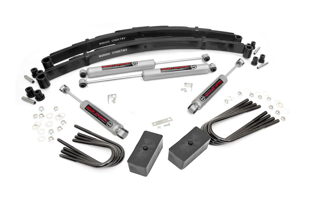 2 Inch Lift Kit | Rear Blocks | Chevy/GMC 3/4-Ton Suburban/C20/K20 Truck/C25/K25 Truck (73-76) by Rough Country