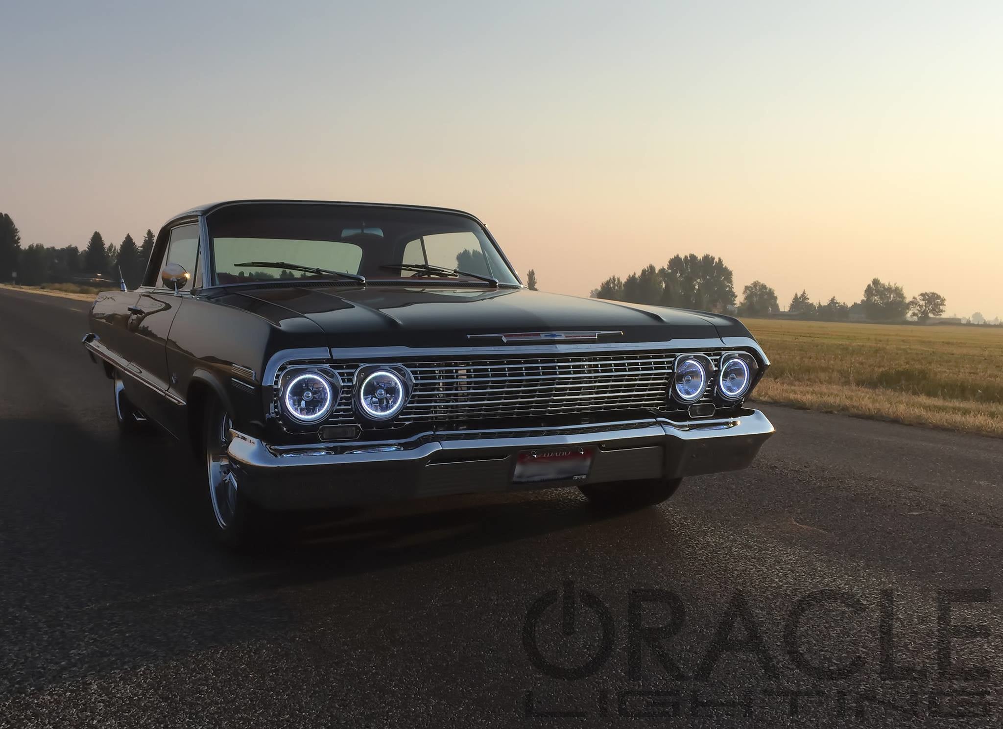 ORACLE Lighting Pre-Installed Lights 5.75 IN. Sealed Beam - White Halo by Oracle Lighting