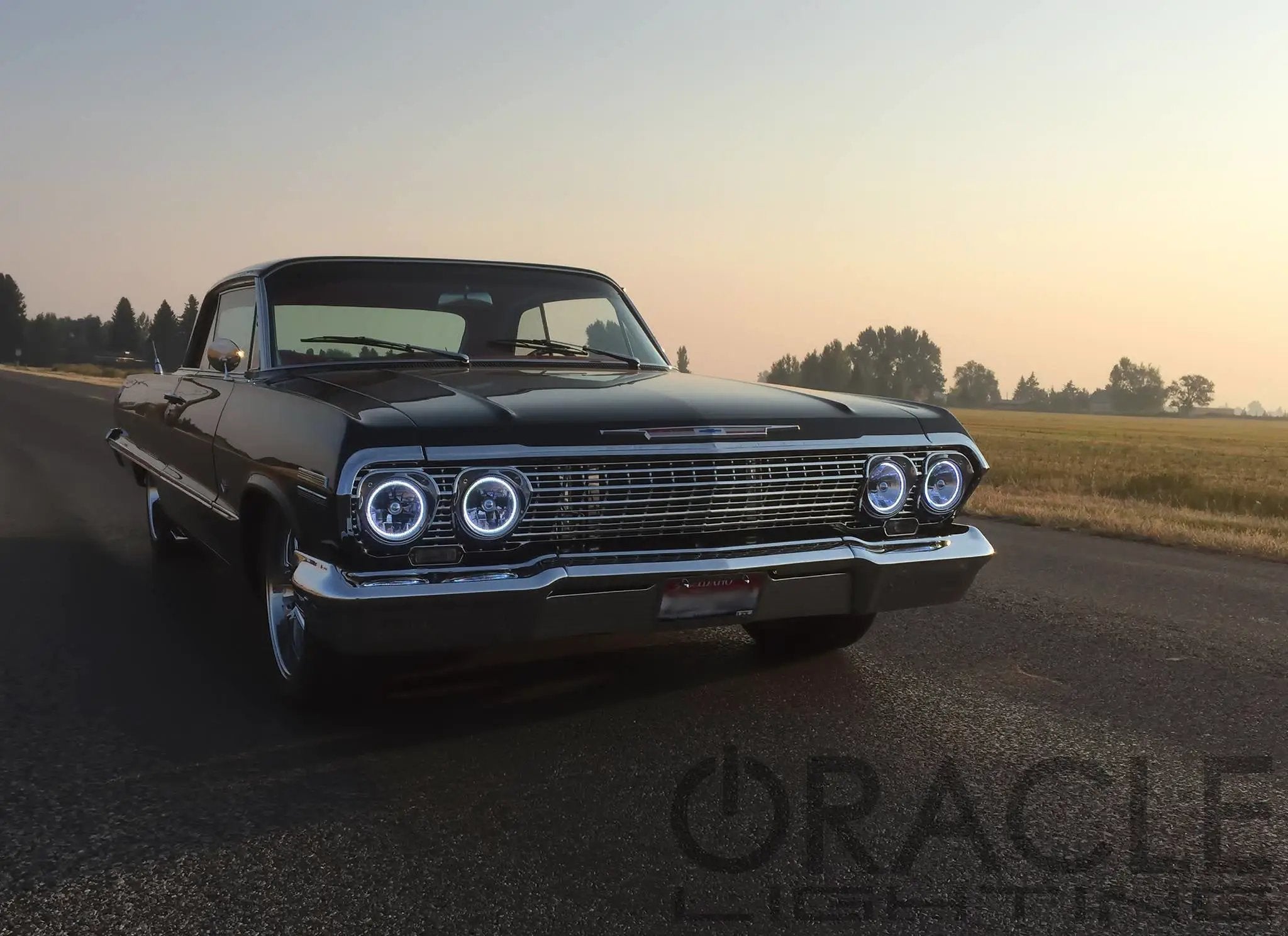 ORACLE Lighting Pre-Installed Lights 5.75 IN. Sealed Beam - White Halo by Oracle Lighting