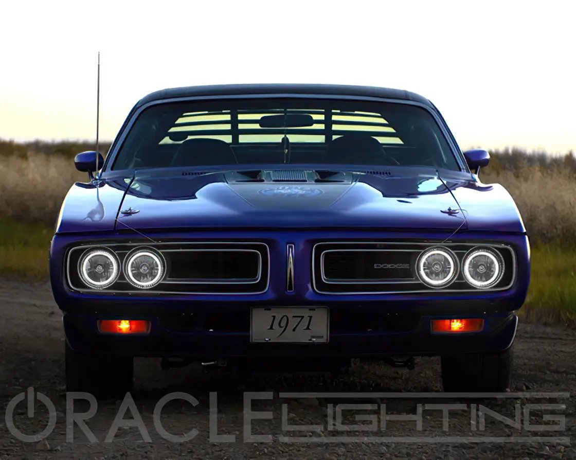 ORACLE Lighting Pre-Installed Lights 5.75 IN. Sealed Beam - White Halo by Oracle Lighting