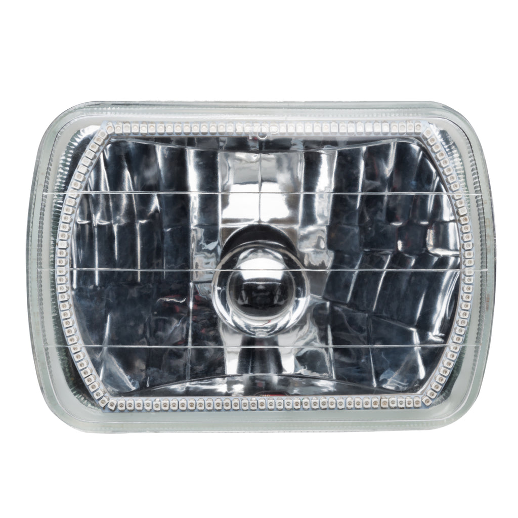 ORACLE Lighting Pre-Installed Lights 7x6 IN. Sealed Beam - White Halo by Oracle Lighting