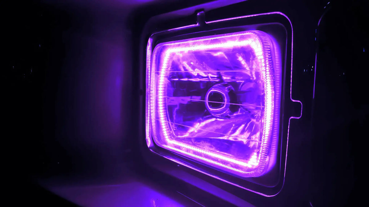 Pre-Installed Lights 7x6 IN. Sealed Beam - ColorSHIFT(r) Halo by Oracle Lighting