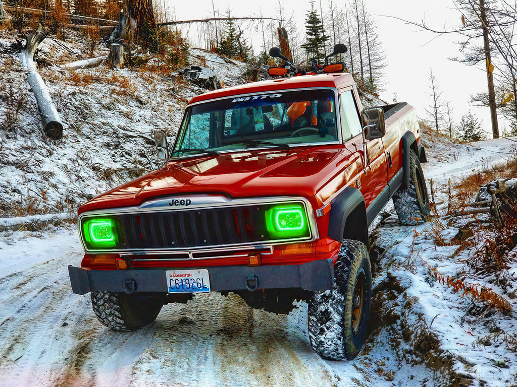 Pre-Installed Lights 7x6 IN. Sealed Beam - ColorSHIFT(r) Halo by Oracle Lighting