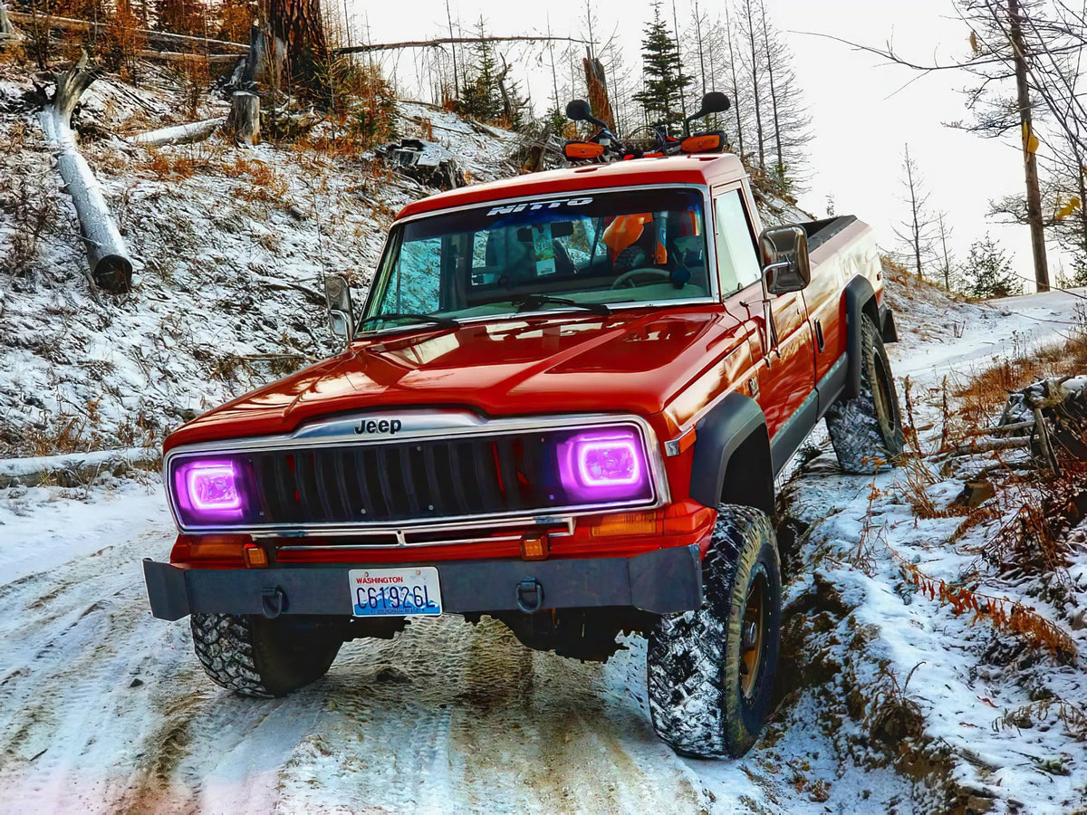 Pre-Installed Lights 7x6 IN. Sealed Beam - ColorSHIFT(r) Halo by Oracle Lighting