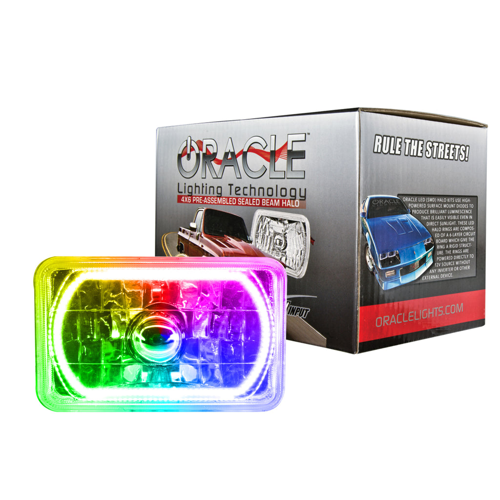 Pre-Installed Lights 4x6 in. Sealed Beam, ColorSHIFT by Oracle Lighting